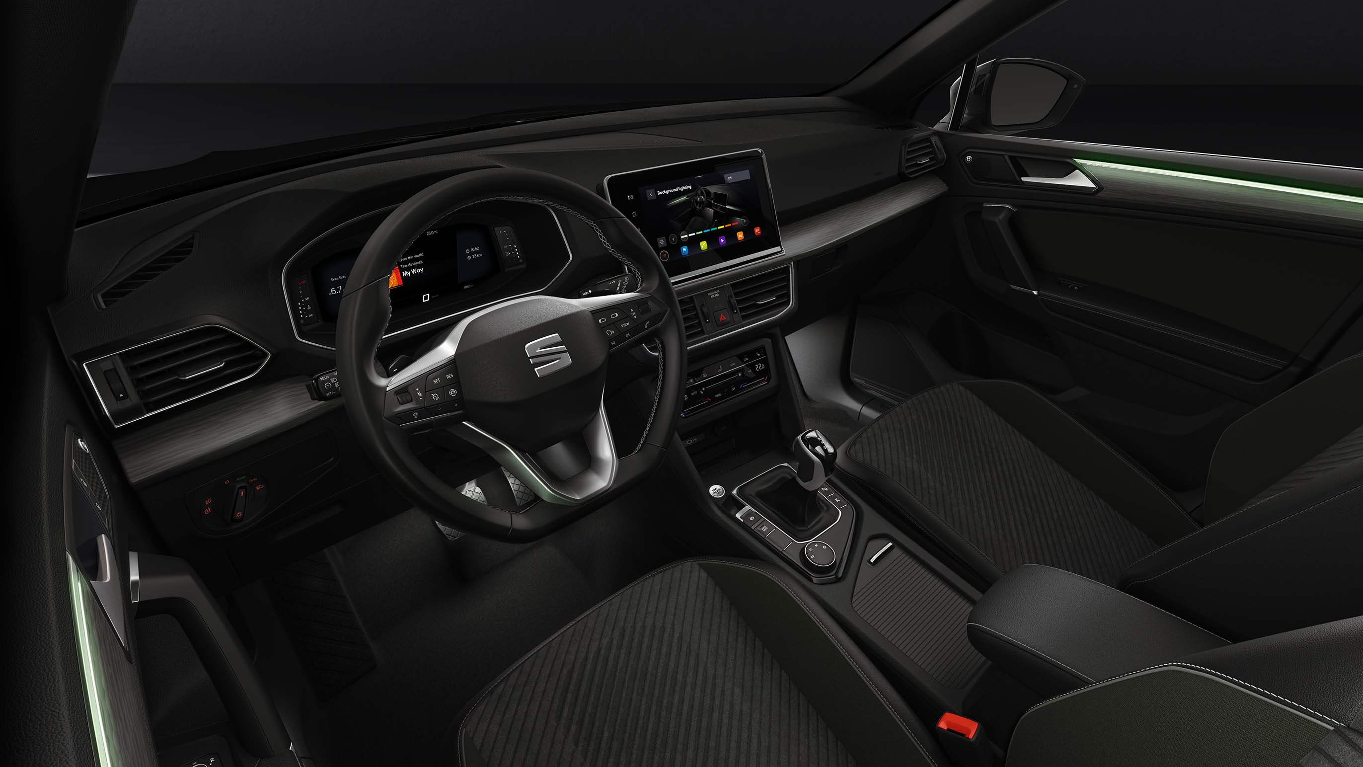 The  SEAT Tarraco XPERIENCE interior ambient light